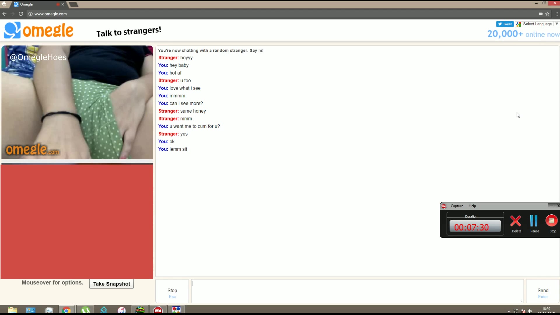 Preview - OmegleHoes Purple Bra Omegle Wet Panties Masturbates » Omegle Porn  Videos